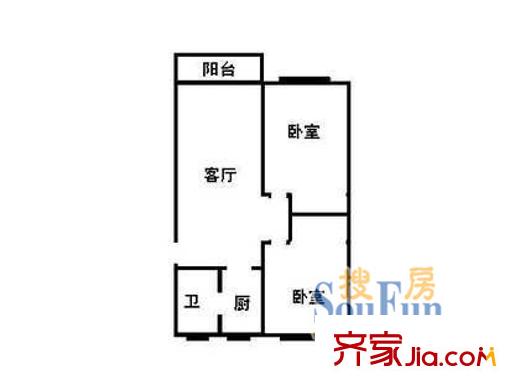 上海 宝山二村 户型图
