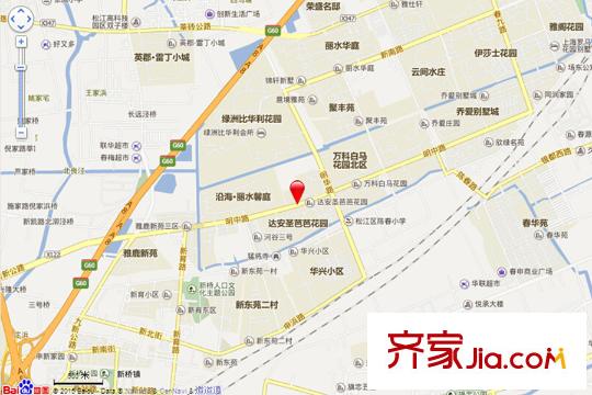 晶苑四季御庭四期交通图