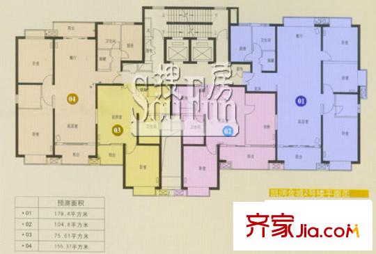 凯润金城户型图