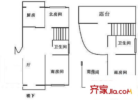 證大家園一期 4室 戶型圖