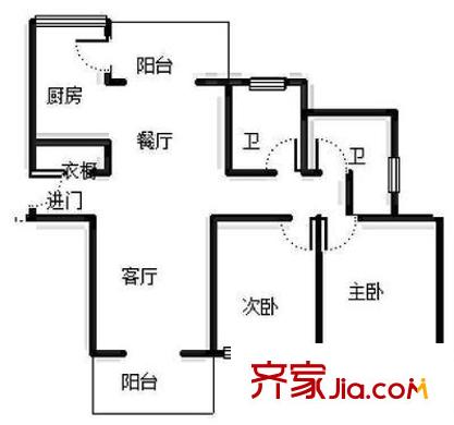 上海 鵬欣家園 戶型圖
