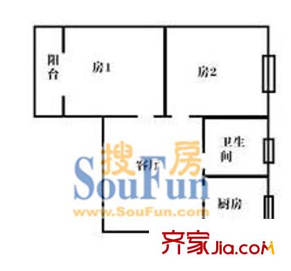 上海 學前一村 戶型圖