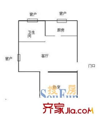 上海 學前一村 戶型圖