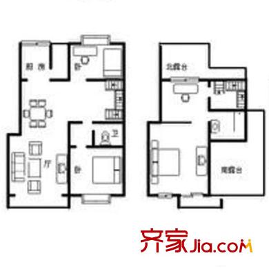怡東花園二期 4室 戶型圖
