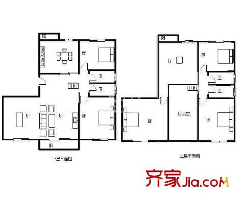 怡東花園二期 5室 戶型圖