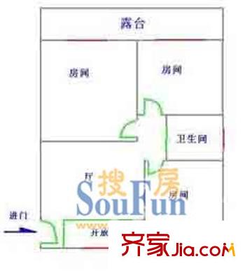 上海 巨鹿路洋房 户型图