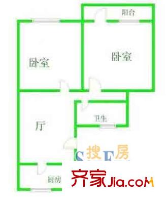 上海 巨鹿路洋房 户型图