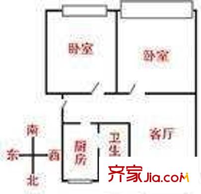 上海 蕩灣新村 戶型圖