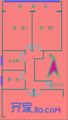 上海 三佳苑 户型图