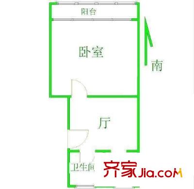 云蓮苑戶型圖戶型圖 1室1廳1衛(wèi)1廚