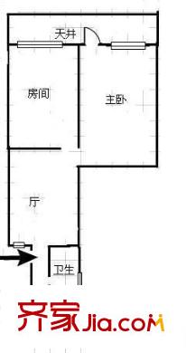 凌兆玉蘭苑戶型圖戶型圖 2室1廳1衛(wèi)1廚