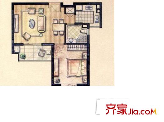 高兴花园五街坊 0室 户型图