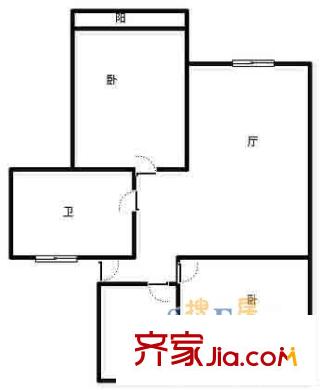 上海 虹城公寓 户型图