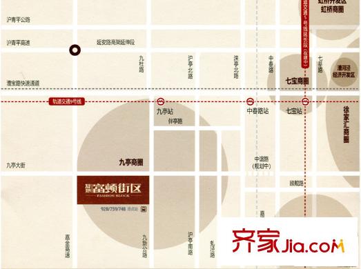 富顿街区交通图