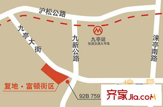 富顿街区交通图