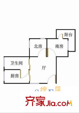 前哨路198弄小區(qū)戶(hù)型圖上海 前哨路198弄 戶(hù)型圖 2室1廳1衛(wèi)1廚