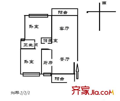 水清年华花园 0室 户型图