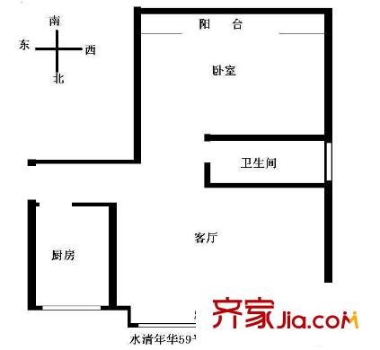 水清年华花园 0室 户型图