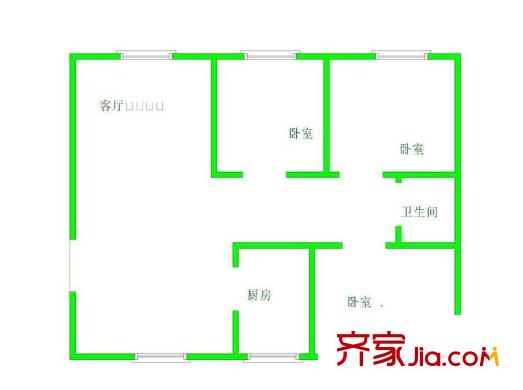上海 政宁小区 户型图