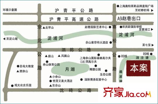 圣塔路斯区位图