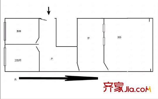 逸仙华庭 0室 户型图