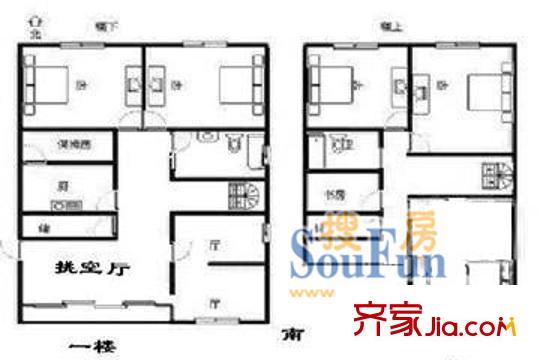 濱江龍居苑5室3廳3衛(wèi)1廚