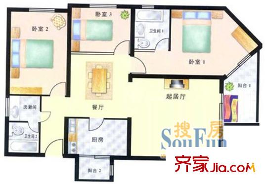 上海 万里城 户型图