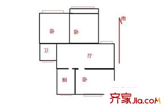 金芙苑 3室 戶型圖