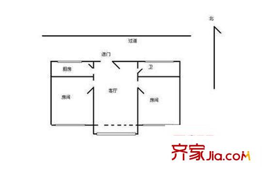 金芙苑 2室 戶型圖