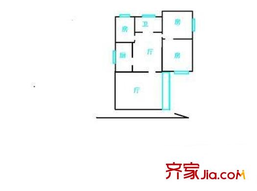金芙苑 3室 戶型圖