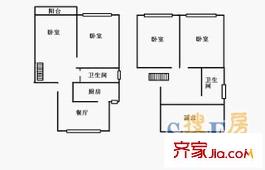 上海 上泰花苑 戶型圖