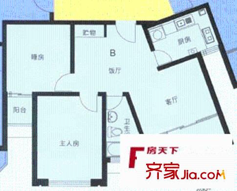 西部俊园 户型图