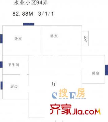 上海 永業(yè)小區(qū) 戶型圖