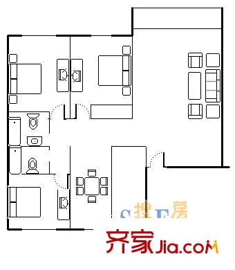 上海 新华苑 户型图