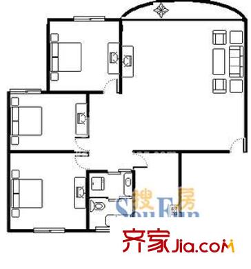 上海 泰宸苑一期 户型图