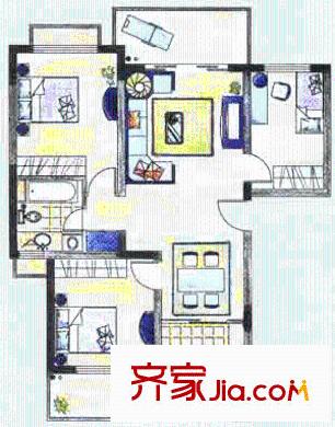 上海 上海豪园 户型图