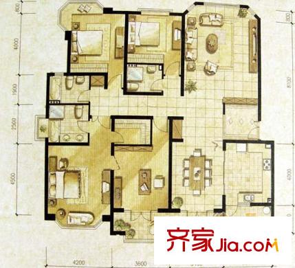 上海 金汇豪庭 户型图