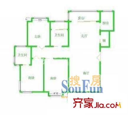 上海 宁泉新苑 户型图