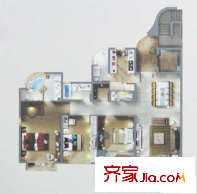 泰欣嘉园户型图S11# S21# 户型图 3室2厅2卫