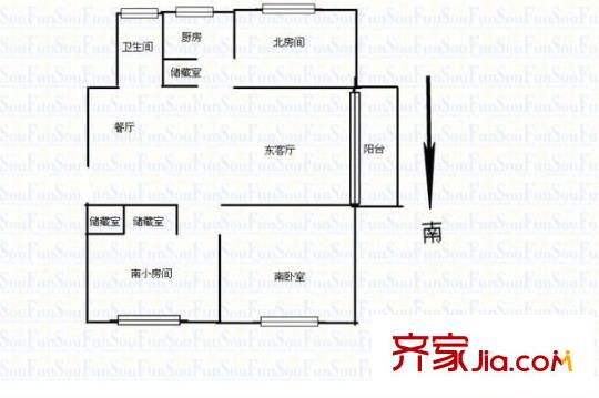 康橋花園東園 0室 戶型圖