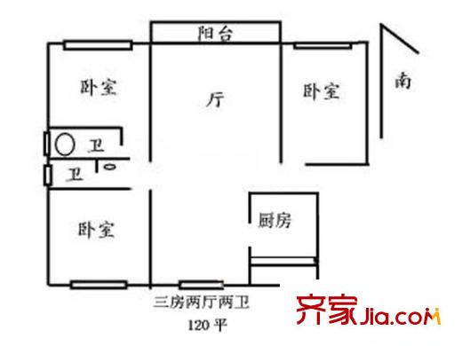 康橋花園東園 0室 戶型圖