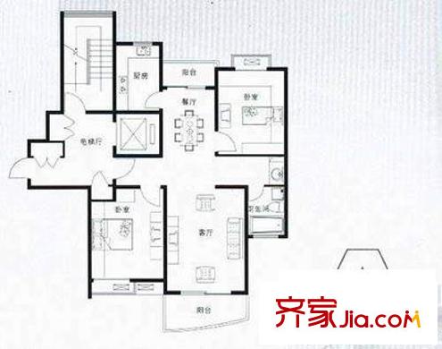 上海 三春汇秀苑 户型图