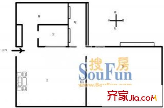 上海 白玉苑 户型图