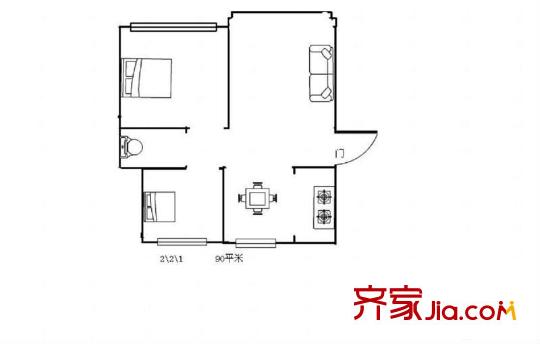 桃林二小區(qū) 0室 戶型圖