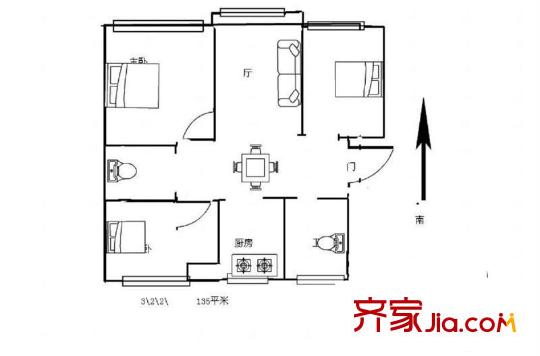 桃林二小區(qū) 0室 戶型圖