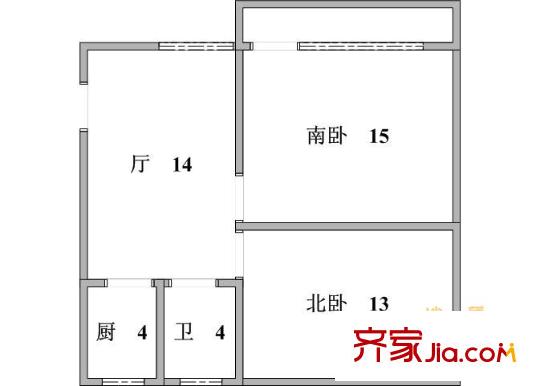 上海 报春三村 户型图