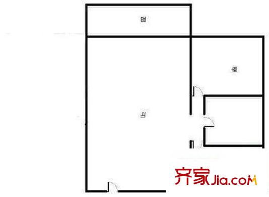 盈港花园 1室 户型图