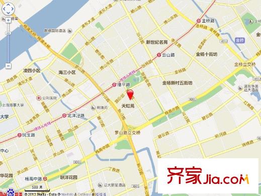天虹苑交通圖