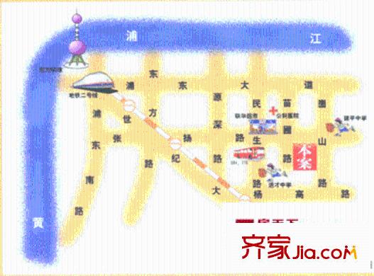 張楊南苑交通圖