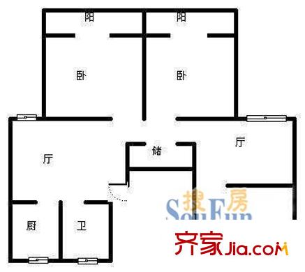 上海 張楊南苑 戶型圖